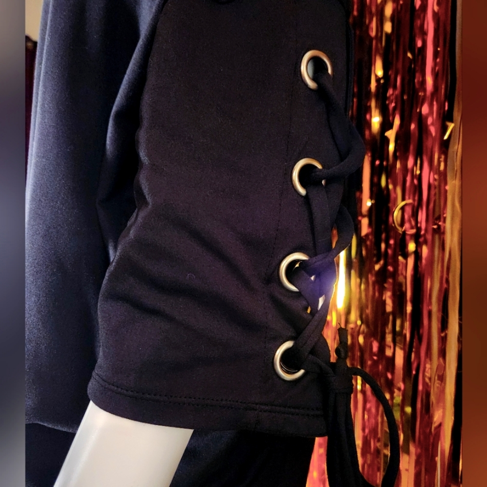 Luxology Large Black Tied Top - Picture 2 of 4